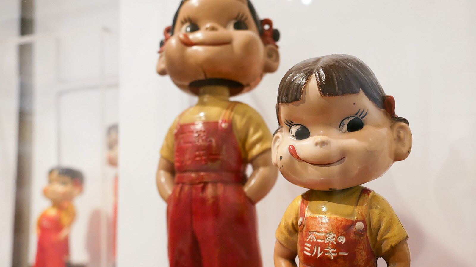 人形作家物　おしゃれなベティちゃん　張り子人形　一点物 初代店頭「ペコちゃん」人形は張り子だった！ 不二家創業の地・横浜で