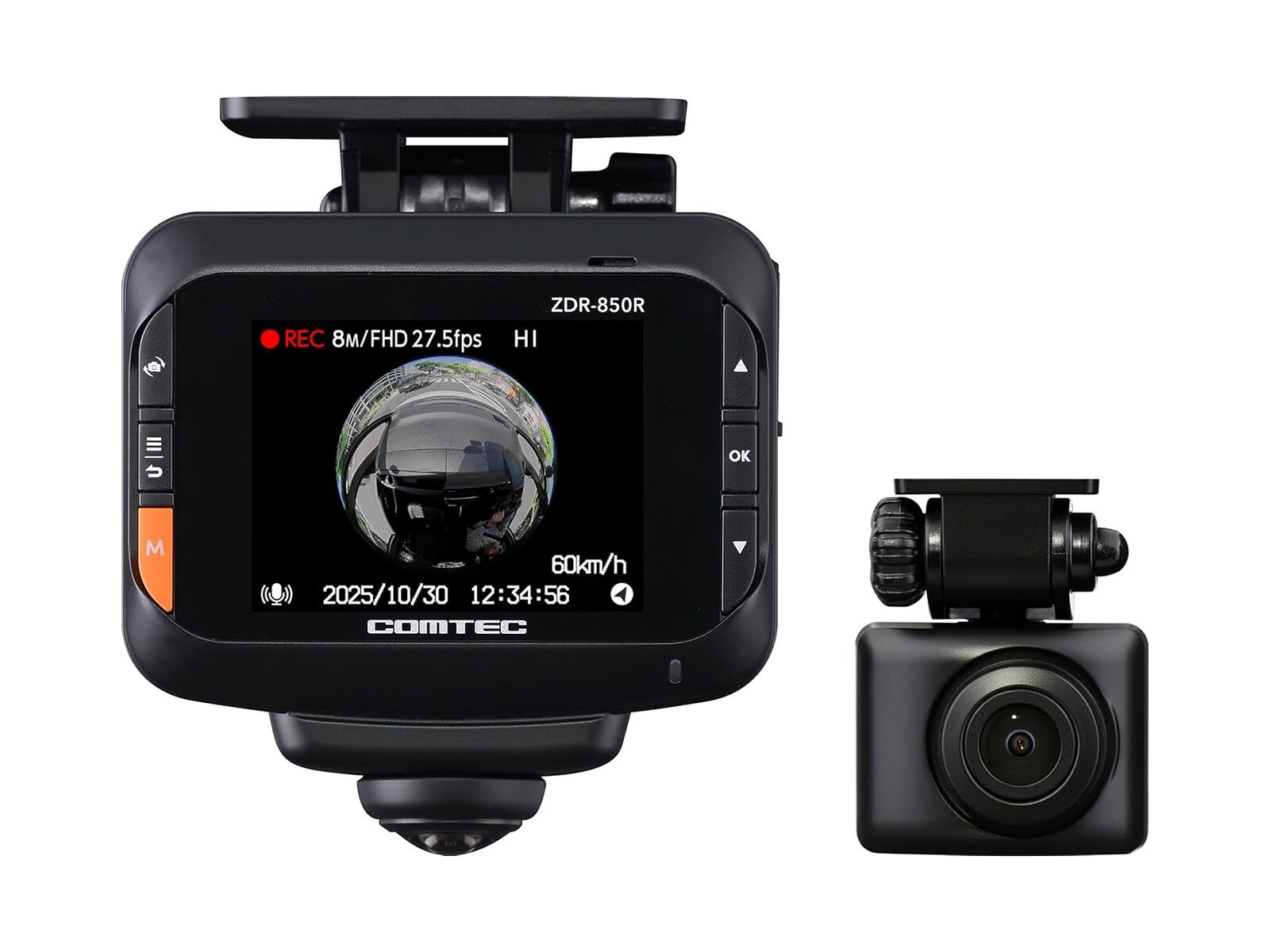 Amazonで高評価のドライブレコーダー】コムテック「ZDR-850R」は全方位