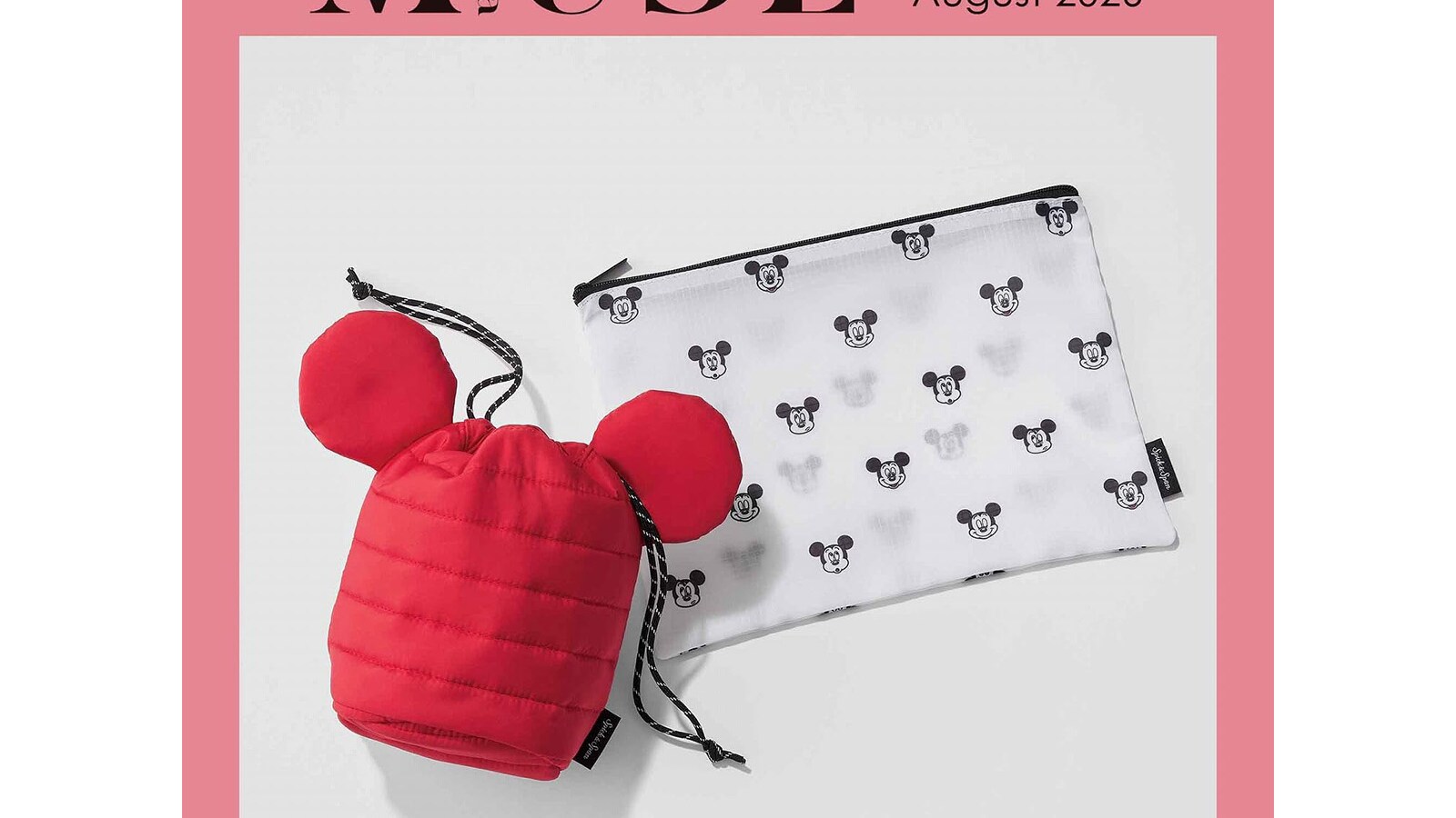 付録】ミッキーのシェイプが目を引く！「ミッキーマウス シェイプの 