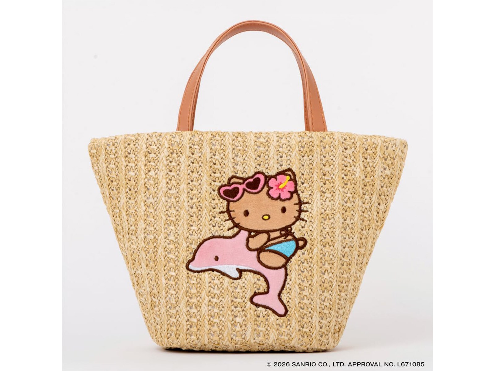 付録】日焼けしたハローキティがかわいい「HELLO KITTY かごバッグ」が