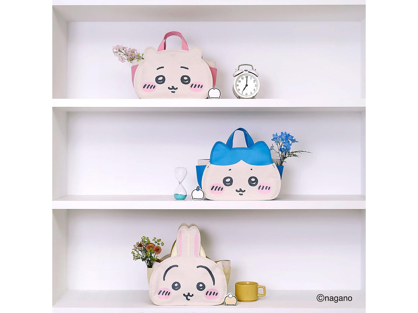 キャンバス地のうさぎトートに一目惚れ確定。『CHIIKAWA INTERIOR TOTE