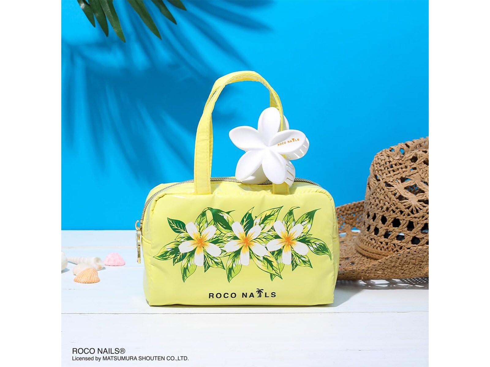 ヒョウ柄とプルメリアが絶妙にマッチ！『ROCO NAILS SPECIAL POUCH