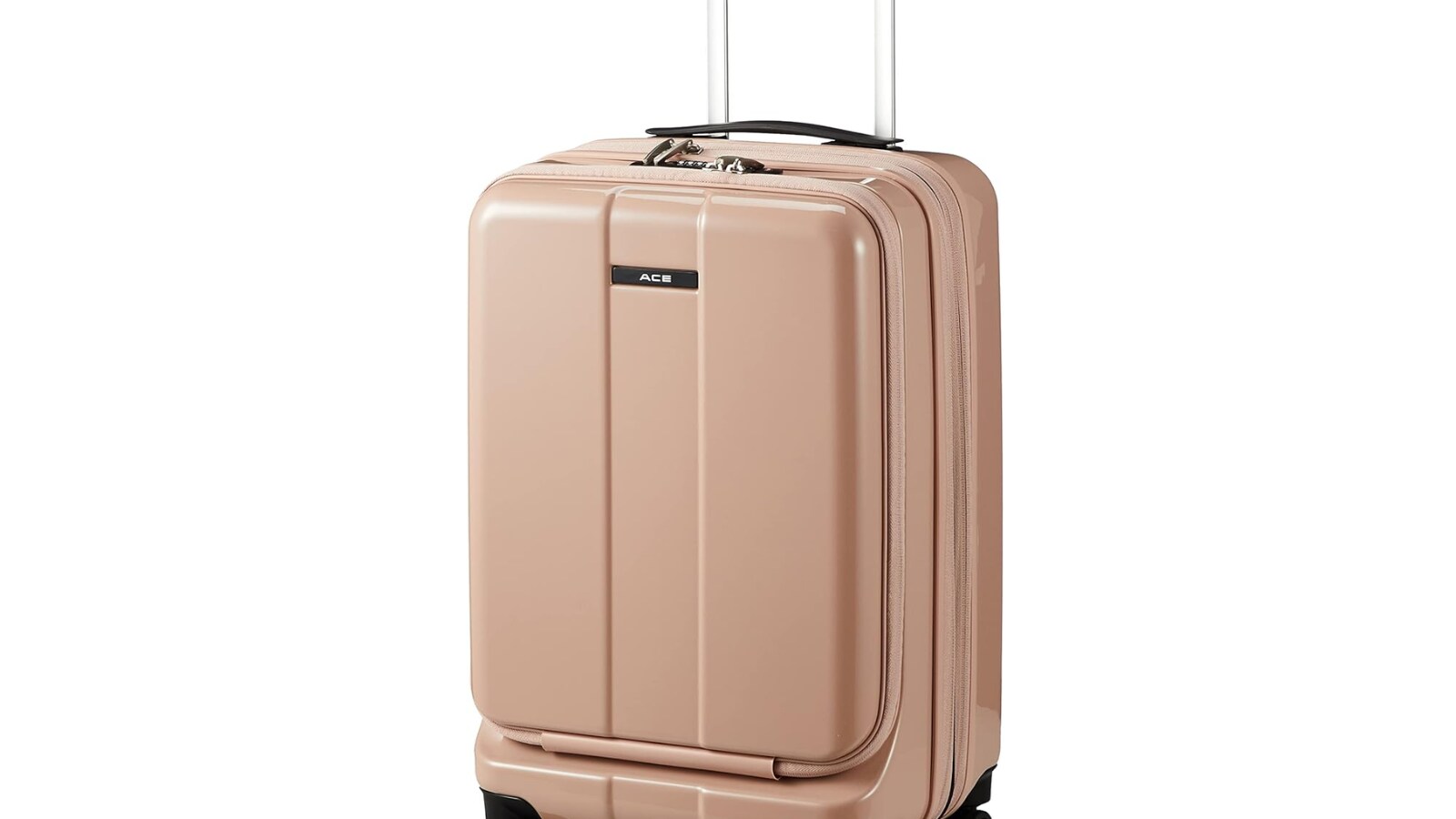 荷物が増えても安心の拡張機能。エースのスーツケースはフロント