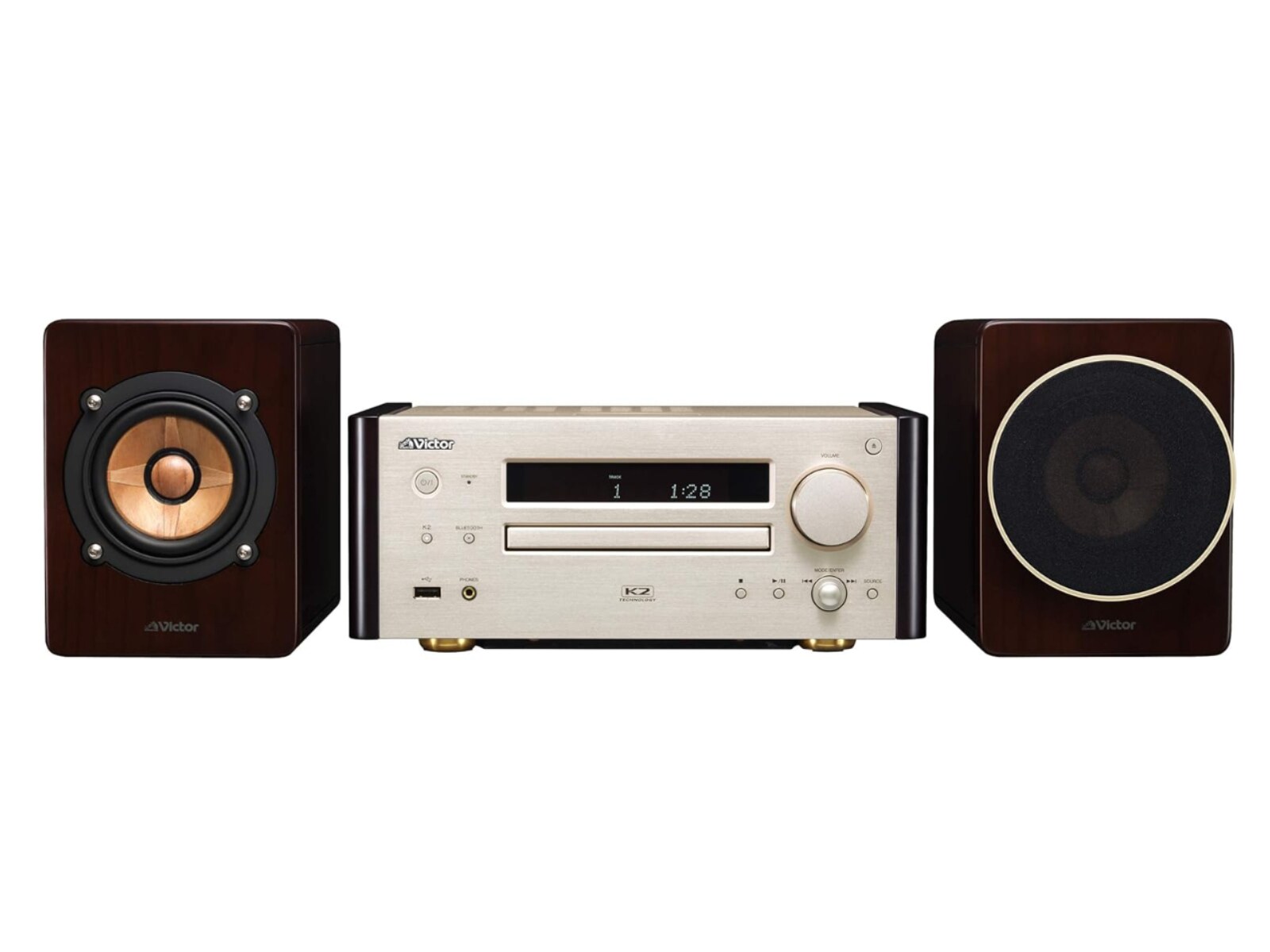 JVCケンウッドCDコンポ(K531)＋AIWAスピーカー2本☆4chサラウンド 6a9e240885c68.jpg?im=